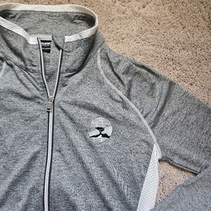 Sunice Golf Jacket AT&T Pebble Beach PRO AM Grey White Full Zip Womens Small